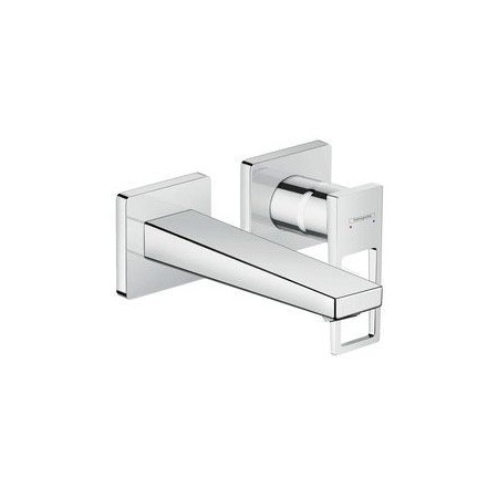 hansgrohe Metropol Einhebel-Waschtischmischer Unterputz mit Bügelgriff und Auslauf 16,5 cm für Wandmontage