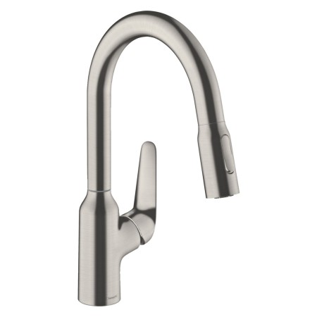 hansgrohe Focus M42 Einhebel-Küchenmischer 180, Ausziehbrause, 2jet, sBox