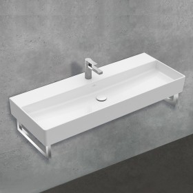 Villeroy & Boch Memento 2.0 Waschtisch 120 cm mit 1 Hahnloch, ohne Überlauf