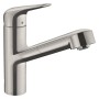 hansgrohe Focus M42 Einhebel-Küchenmischer 150, Ausziehauslauf, 1jet