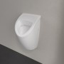 Villeroy & Boch O.novo Absaug-Urinal Compact, ohne Deckel, mit Zielobjekt, Zulauf verdeckt