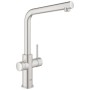 GROHE Red Duo Armatur und Boiler Grösse L, Armatur mit L-Auslauf