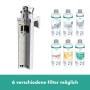 hansgrohe Aqittura M91 Filtersystem 210, Ausziehauslauf, 1jet, sBox, Starter Set