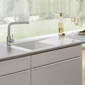 Villeroy & Boch Timeline 60 flat Spüle, Ablaufgarnitur mit Handbetätigung