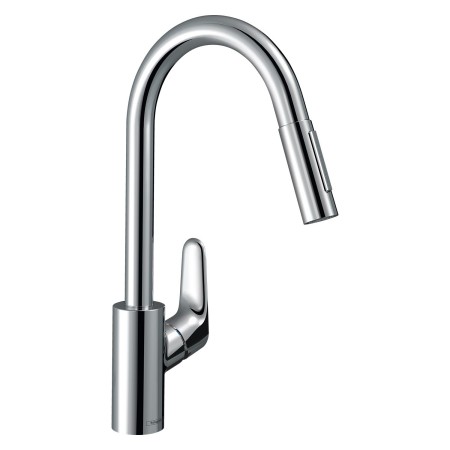 hansgrohe Focus M41 Einhebel-Küchenmischer 240, Ausziehbrause, 2jet, sBox