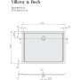 Villeroy & Boch Futurion Flat Duschwanne 120 x 90 cm
