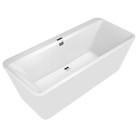 Villeroy & Boch Squaro Edge 12 Excellence Duo Badewanne 180 x 80 cm freistehend mit Wasserzulauf