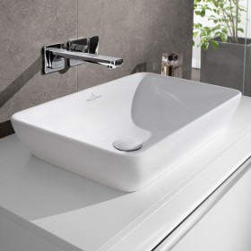 Villeroy & Boch Venticello Halbeinbau-Aufsatzwaschtisch 55 x 36 cm, ohne Hahnloch Villeroy & Boch Venticello Halbeinbau-Aufsatzwaschtisch 55 x 36 cm, ohne Hahnloch