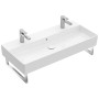 Villeroy & Boch Memento 2.0 Waschtisch 100 cm mit 2 Hahnlöchern, mit Überlauf