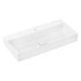 hansgrohe Xevolos E Waschtisch 100 x 48 cm mit Hahnloch ohne Überlauf
