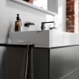 hansgrohe Xevolos E Waschtisch 100 x 48 cm mit Hahnloch ohne Überlauf