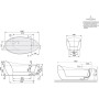 Villeroy & Boch Aveo Oval-Badewanne freistehend