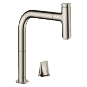 hansgrohe Metris Select M71 2-Loch Einhebel-Küchenmischer 200, Ausziehauslauf, 1jet, sBox