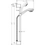 hansgrohe Crometta 85 1jet/Unica'Crometta Set 65 cm DN15