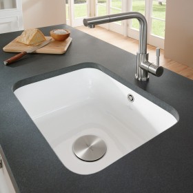 Villeroy & Boch Cisterna 60C Unterbauspüle, Ablaufgarnitur mit Handbetätigung