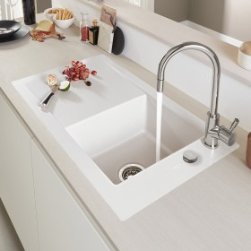 Villeroy & Boch Timeline 50 flat Spüle, Ablaufgarnitur mit Excenterbetätigung