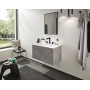 hansgrohe Finoris 3-Loch Waschtischarmatur 160 mit Push-Open Ablaufgarnitur