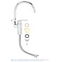 GROHE Wave Cosmopolitan Einhand-Spültischbatterie, 1/2" hoher Auslauf