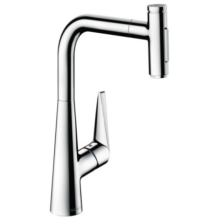 hansgrohe Talis Select M51 Einhebel-Küchenmischer 300, Ausziehbrause, 2jet, sBox