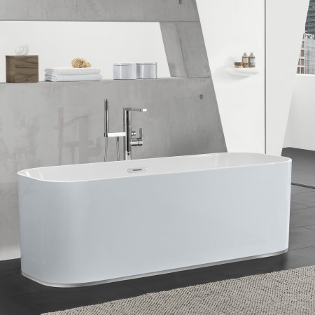 Villeroy & Boch Finion freistehende Badewanne 170 x 70 cm mit Design-Ring