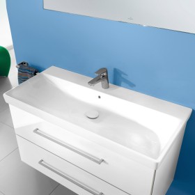 Villeroy & Boch Avento Schrankwaschtisch 100 x 47 cm, mit 1 Hahnloch und Überlauf Villeroy & Boch Avento Schrankwaschtisch 100 x 47 cm, mit 1 Hahnloch und Überlauf