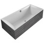 Villeroy & Boch Squaro Duo Slim Line Badewanne 179,4 x 79,4 cm