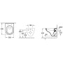 Villeroy & Boch O.novo Wand-Tiefspülklosett Compact Combi-Pack m. WC-Sitz