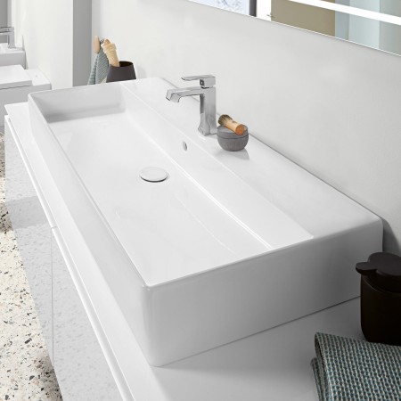 Villeroy & Boch Memento 2.0 Waschtisch 120 cm mit 1 Hahnloch, mit Überlauf