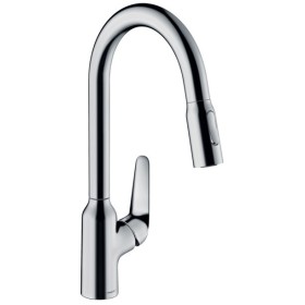 hansgrohe Focus M42 Einhebel-Küchenmischer 220, Ausziehbrause, 2jet, sBox