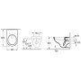 Villeroy & Boch O.novo Wand-Tiefspülklosett Combi-Pack mit WC-Sitz