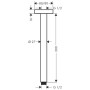 hansgrohe Deckenanschluss E 30 cm