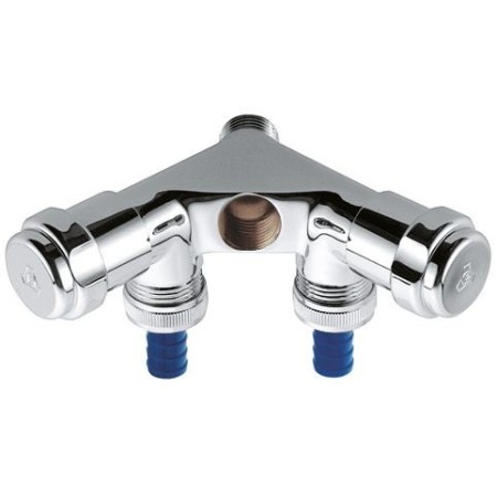 GROHE Eggemann Original WAS Doppelventil Einfach DN 15