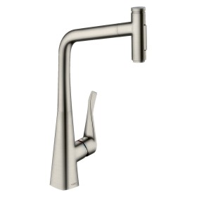 hansgrohe Metris Select M71 Einhebel-Küchenmischer 320, Ausziehbrause, 2jet