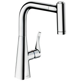 hansgrohe Metris M71 Einhebel-Küchenmischer 220, Ausziehbrause, 2jet, sBox