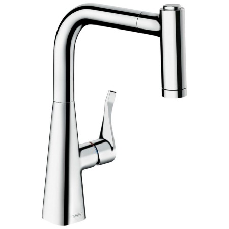 hansgrohe Metris M71 Einhebel-Küchenmischer 220, Ausziehbrause, 2jet, sBox