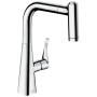 hansgrohe Metris M71 Einhebel-Küchenmischer 220, Ausziehbrause, 2jet, sBox