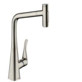 hansgrohe Metris Select M71 Einhebel-Küchenmischer 320, Ausziehbrause, 2jet, sBox