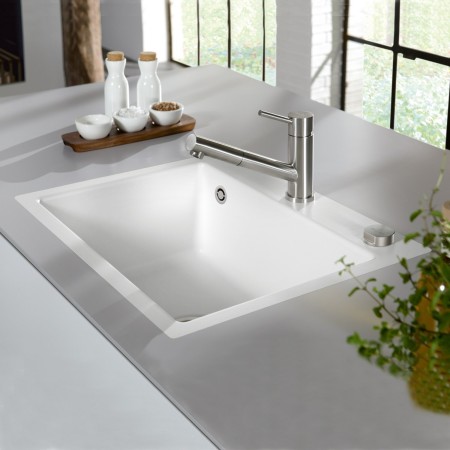 Villeroy & Boch Subway 60 S FLAT flächenbündige Spüle, Ablaufgarnitur mit Excenterbetätigung