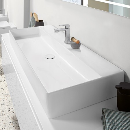 Villeroy & Boch Memento 2.0 Waschtisch 120 cm mit 1 Hahnloch, ohne Überlauf
