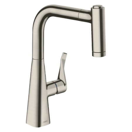 hansgrohe Metris M71 Einhebel-Küchenmischer 220, Ausziehbrause, 2jet