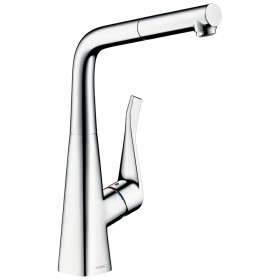 hansgrohe Metris M71 Einhebel-Küchenmischer 320, Ausziehauslauf, 1jet, sBox