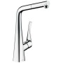 hansgrohe Metris M71 Einhebel-Küchenmischer 320, Ausziehauslauf, 1jet, sBox