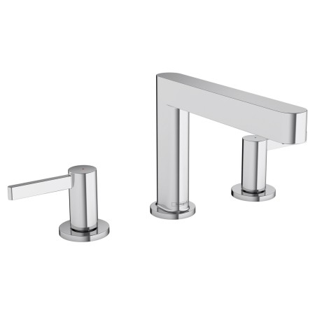 hansgrohe Finoris 3-Loch Waschtischarmatur 110 mit Push-Open Ablaufgarnitur