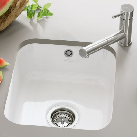 Villeroy & Boch Cisterna 50 Unterbauspüle, Ablaufgarnitur mit Handbetätigung