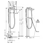 hansgrohe Finoris Einhebel-Wannenarmatur bodenstehend