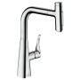 hansgrohe Metris Select M71 Einhebel-Küchenmischer 240, Ausziehbrause, 2jet, sBox