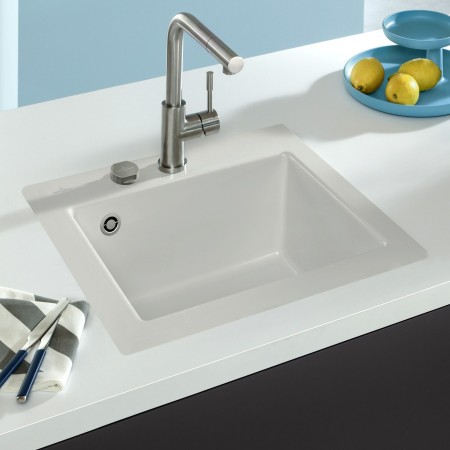 Villeroy & Boch Subway 50 S FLAT flächenbündige Spüle, Ablaufgarnitur mit Excenterbetätigung