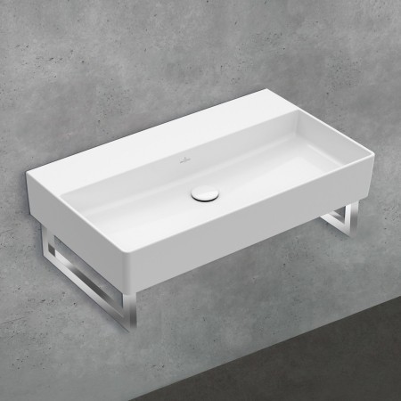 Villeroy & Boch Memento 2.0 Waschtisch 80 cm ohne Hahnloch, ohne Überlauf