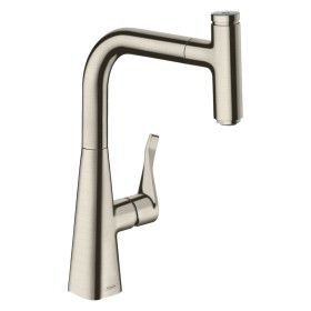 hansgrohe Metris Select M71 Einhebel-Küchenmischer 240, Ausziehauslauf, 1jet, sBox