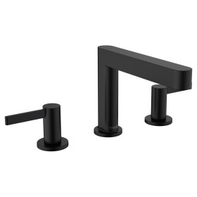 hansgrohe Finoris 3-Loch Waschtischarmatur 110 mit Push-Open Ablaufgarnitur